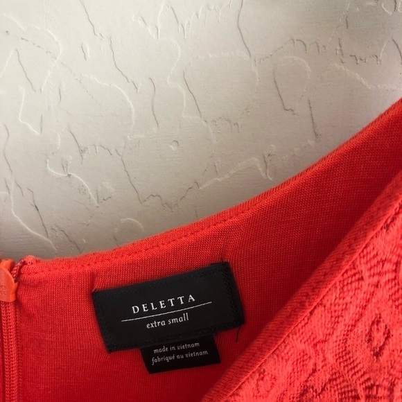 ANTHROPOLOGIE Torchon Embossed Ponte Dress - Picture 7 of 8